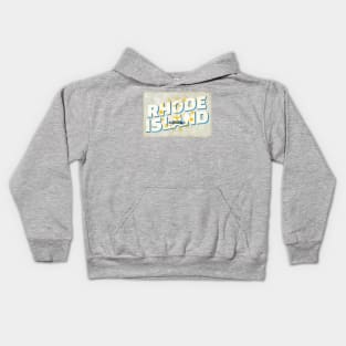 Rhode Island vintage style retro souvenir Kids Hoodie